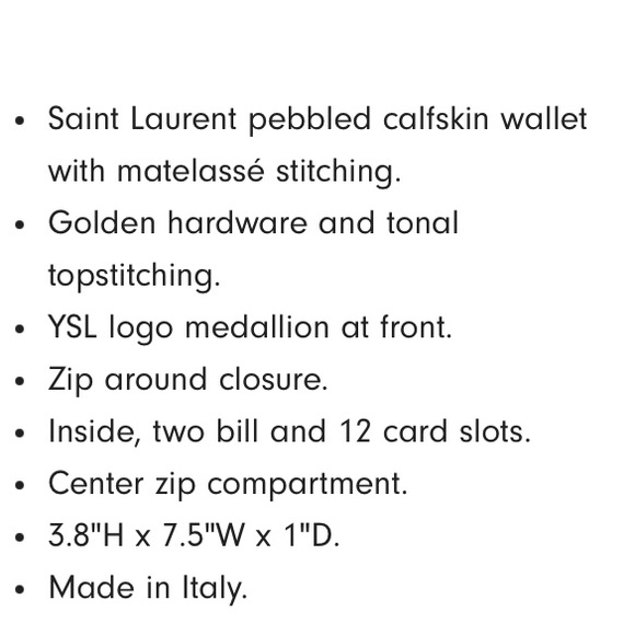 Saint Laurent Wallet - Picture 17 of 17